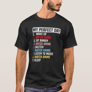 Mijn ideale dag bekijk de ijskast voor tienen Gir T-shirt