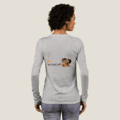 Mijn ideale huisdier - Puppy Love Design Tri-Blend Shirt (Achterkant)