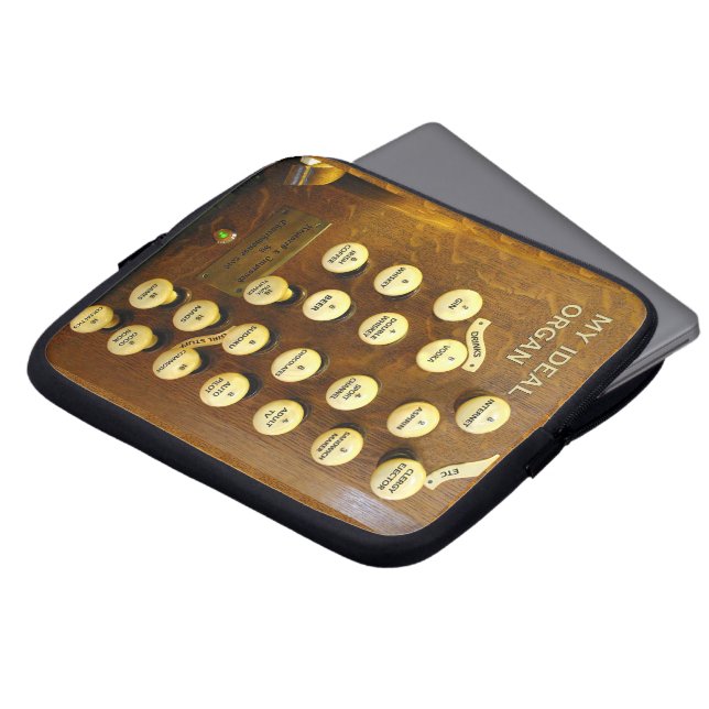 Mijn ideale laptophoes laptop sleeve (Voorkant top)