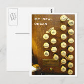 Mijn ideale orgaanbriefkaart briefkaart (Voorkant / Achterkant)