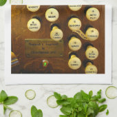 Mijn ideale orgaanhanddoek, witte doek theedoek (Gevouwen)