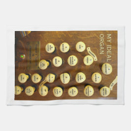 Mijn ideale orgaanhanddoek, witte doek theedoek