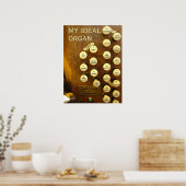 Mijn ideale orgaanposter poster (Keuken)