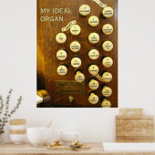 Mijn ideale orgelposter - gemiddelde grootte poster (Keuken)
