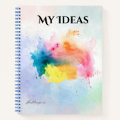 Mijn ideeën 8.5x11 Notitieboek (Voorkant)