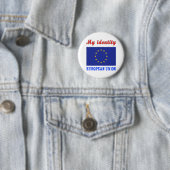 Mijn identiteit Europese Unie Ronde Button 5,7 Cm (In situ)