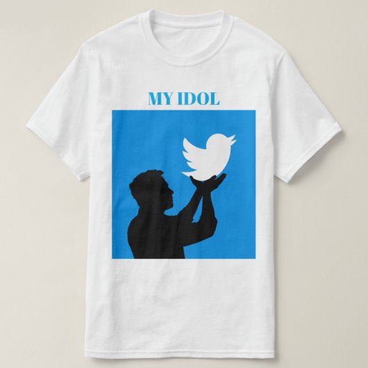 Mijn IDOOL Elon Musk T-shirt (Design voorkant)