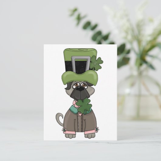 Mijn Iers Pet Briefkaart (Staand voorkant)