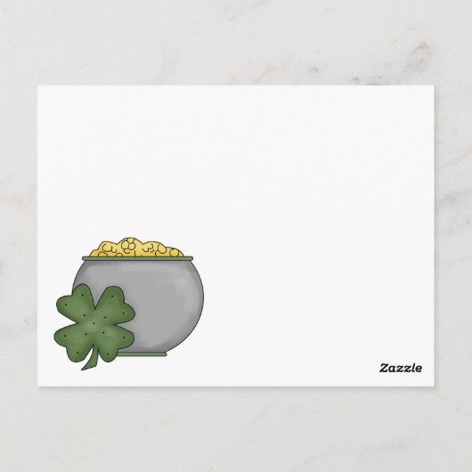 Mijn Iers Pet Briefkaart (Achterkant)