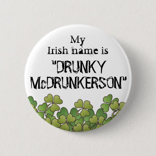 Mijn Ierse naam St. Patrick's Day Button