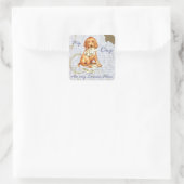 Mijn Ierse nederzetter Ate Mijn Lesson Plan Vierkante Sticker (Tas)