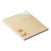 Mijn Ierse Setter Ate mijn thuiswerk Notitieblok (Schuin)