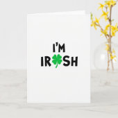 Mijn Ierse Shamrock Pride Kaart (Gele Bloem)