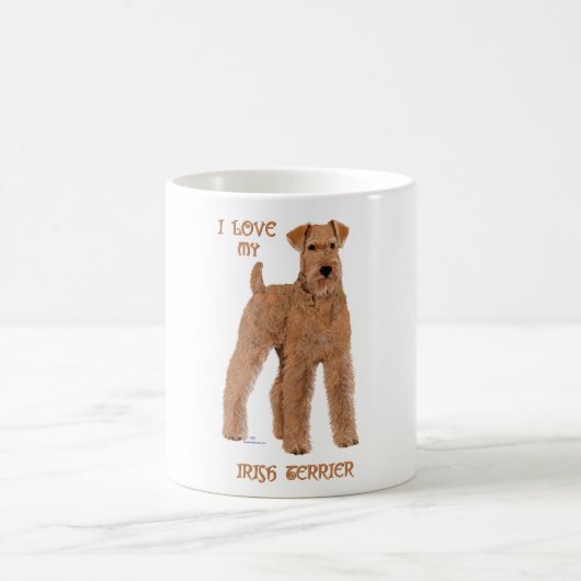 Mijn Ierse terriër lief Koffiemok (Center)