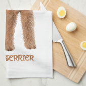 Mijn Ierse Terriër Liefhebben Theedoek (Quarter Fold)