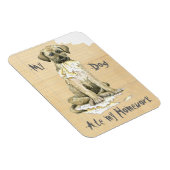 Mijn Ierse Wolfhound Ate mijn thuiswerk Magneet (Rechterzijde)