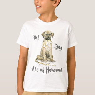 Mijn Ierse Wolfhound Ate mijn thuiswerk T-shirt