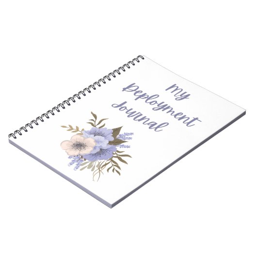 Mijn implementatiedagen met Paarse en roze bloemen Notitieboek (Linkerzijde)