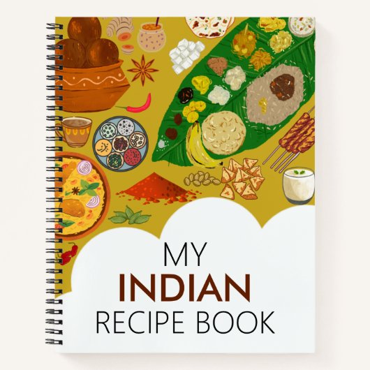 Mijn Indiase recept boek (Voorkant)