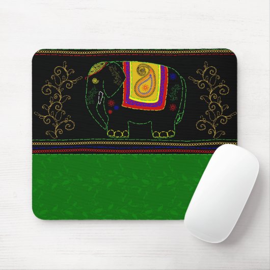 Mijn Indische olifant - Emerald Muismat (Met muis)