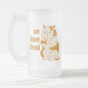 Mijn innerlijke beest luie dikke kat motivatie cit matglas bierpul