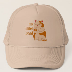 Mijn innerlijke beest luie dikke kat motivatie cit trucker pet