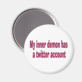 Mijn innerlijke demon magneet (Voorkant / Achterkant)