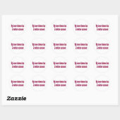 Mijn innerlijke demon ronde sticker (Vel)