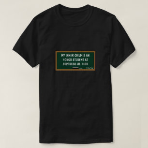 Mijn innerlijke kind / eer student - een MisterP-S T-shirt