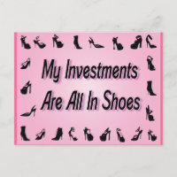 Mijn investeringen zijn allemaal in de schoenen ge