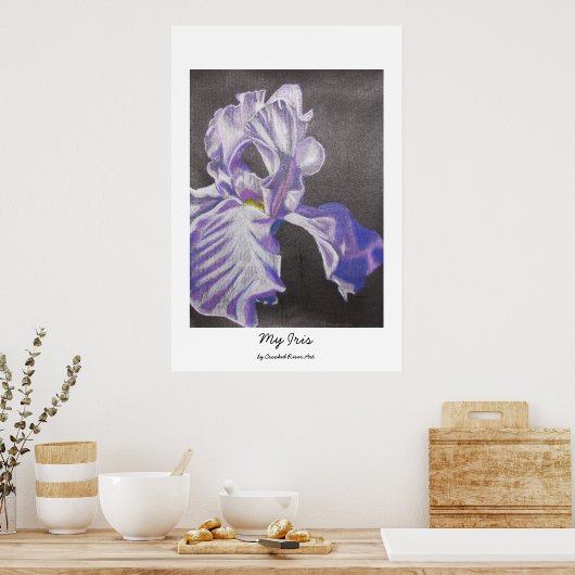 Mijn Iris Poster (Keuken)