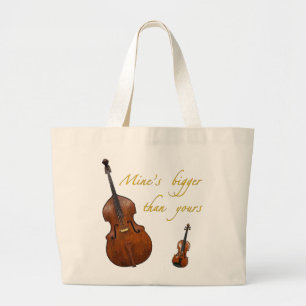 Mijn is groter dan jouw snaren tas