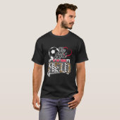Mijn is op het veld voetbal luipaard t-shirt (Voorkant volledig)