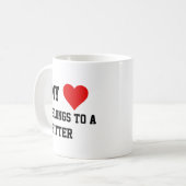 Mijn is van een fitter koffiemok (Voorkant links)
