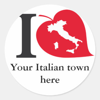 Mijn Italiaans stad stickers