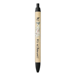 Mijn Italiaanse Greyhound Ate Mijn thuiswerk Zwarte Inkt Pen