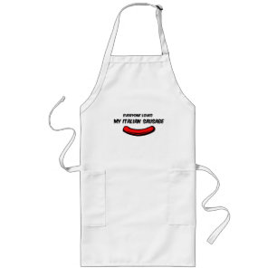 Mijn Italiaanse Sause Funny BBQ Apron Lang Schort