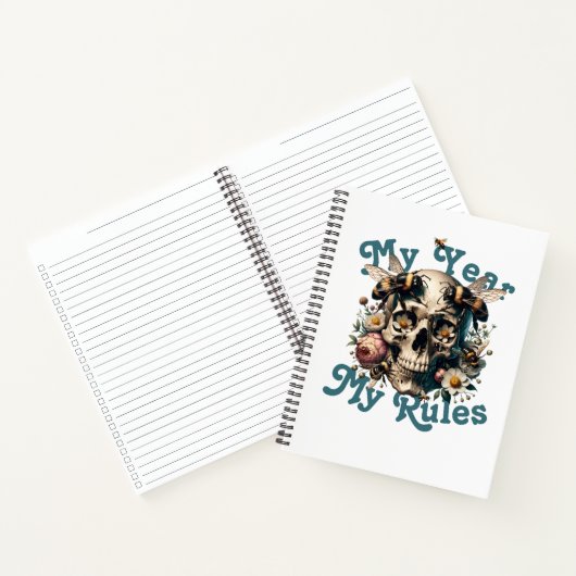 Mijn Jaar Regels Mijn Vrouw Macht Xmas Custom Jaar Notitieboek (Binnen)