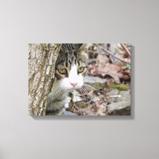 Mijn jachtkat canvas afdruk (Voorkant)