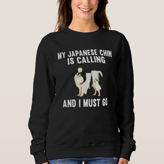 Mijn Japanner roept en ik moet gaan Hond Trui (Voorkant)