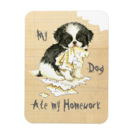 Mijn Japanse kin Ate Mijn thuiswerk Magneet