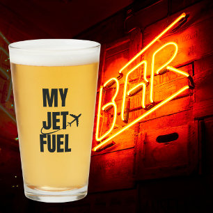 Mijn Jet Fuel & Vliegtuig, Vriendje Man, Grappig Glas