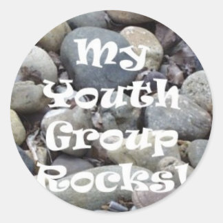 Mijn jeugdgroep Rocks Stickers