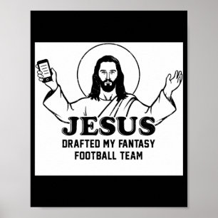 Mijn Jezus Fantasie Voetbalteam Poster