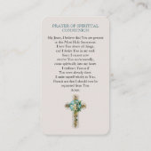 Mijn Jezus, ik geloof de Spirituele Communie Kaart (Achterkant)