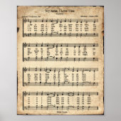 Mijn Jezus, ik hou van de  Hymn Poster (Voorkant)