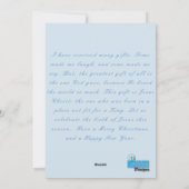 Mijn Jezus is de reden voor het seizoen Feestdagenkaart (Achterkant)