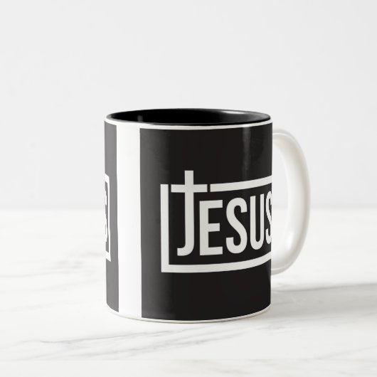 Mijn Jezus Tweekleurige Koffiemok (Voorkant rechts)