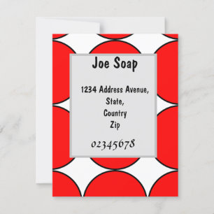 Mijn Joe Soapy-uitnodiging Kaart