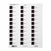 Mijn jongen, Charlie Return Address Labels (Full Sheet)